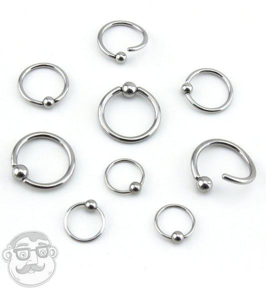 Stainless Steel Annealed Fixed Captive Ring