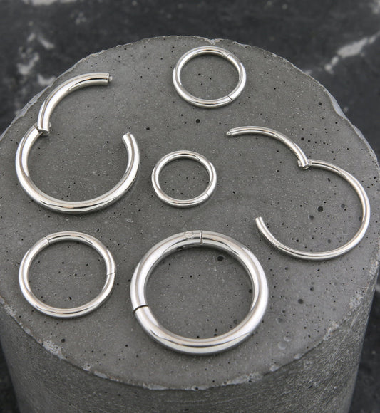 Hinged Stainless Steel Segment Hoop Ring