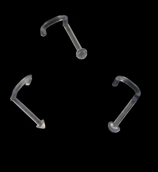 Clear Nose Ring Retainer