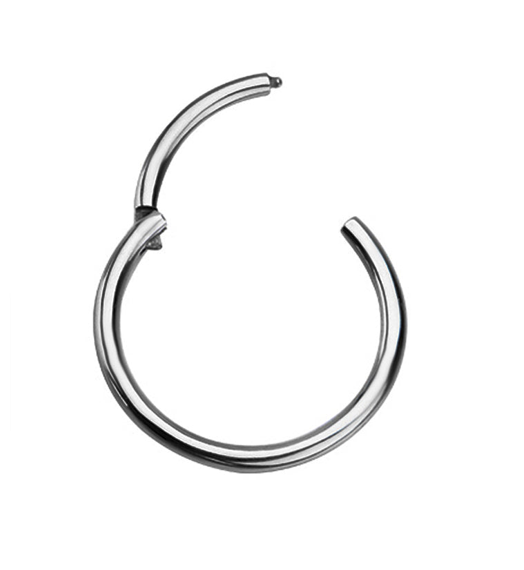 Titanium Hinged Segment Hoop Ring